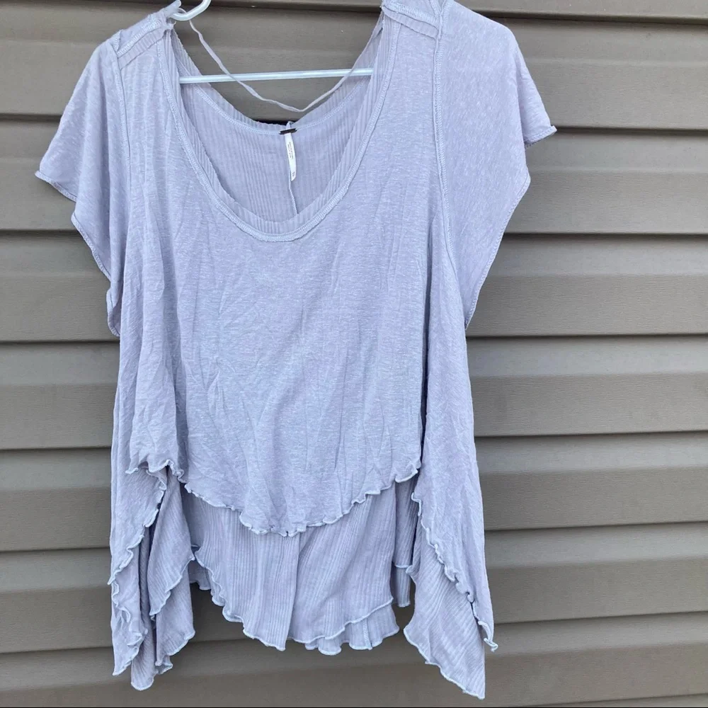 COPY - Free People Cookie Tee in Light Gray